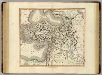 Eine neue Karte der Türkei in Asien